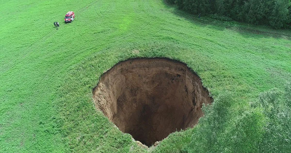 The Sinkhole of Nizhny, Russia