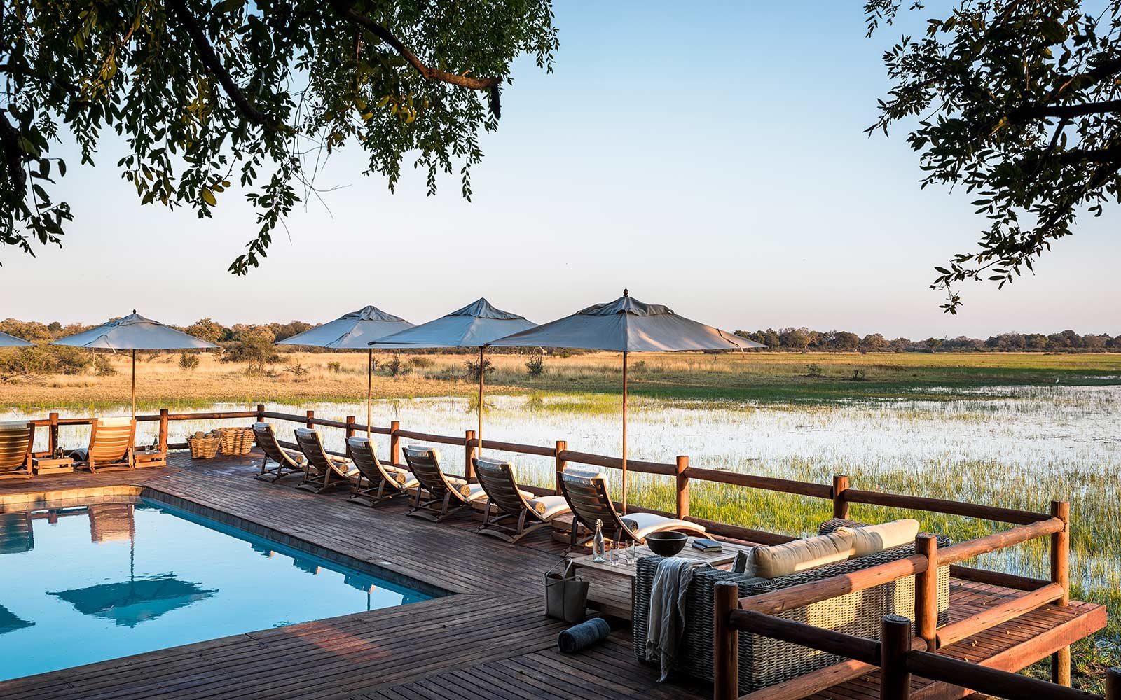 Sanctuary Chief's Camp, Okavango Delta. Botswana, Africa